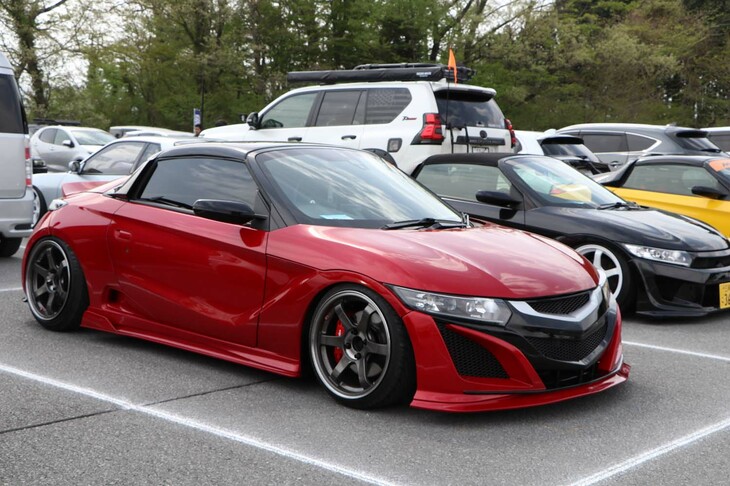 2024 RAYS FAN MEETING 参加車両（ホンダS660）