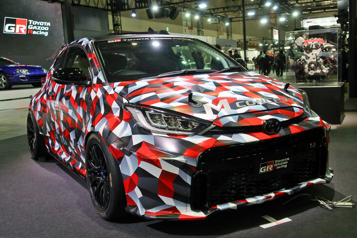TOYOTA GAZOO Racingの出展した「GRヤリスMコンセプト」。