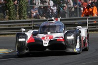 ルマン24時間レースを制した、No.8 トヨタTS050ハイブリッド（S.ブエミ／中嶋一貴／F.アロンソ）。