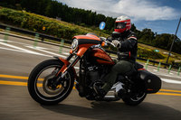 ハーレーの最新のエンジン「ミルウォーキーエイト」を搭載した「スポーツグライド」。OHVながら1シリンダーにつき4つのバルブを備えているのが特徴で、同車に積まれる1745cc版の“107”エンジンは、145Nmの最大トルクを発生する。