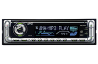 CDプレーヤーには同じ価格ながらユニークな別デザインの「KD-C444」もある。このデザインにもブラック仕様がある。