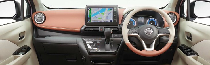 「デイズ ボレロ」のインストゥルメントパネル。