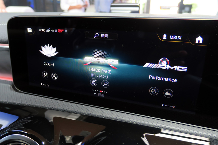 メルセデスAMG A35 4MATIC（インテリア）