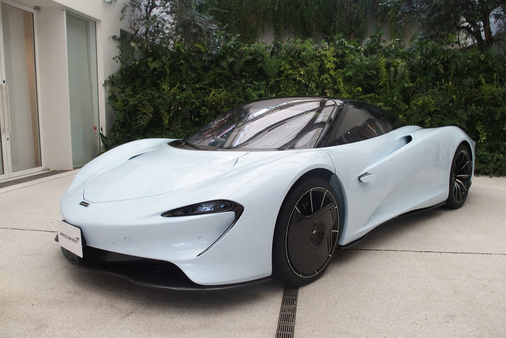 マクラーレン・オートモーティブ・アジア 日本支社は2020年9月14日、東京・西麻布においてハイパーカー「マクラーレン・スピードテール」を初披露した。