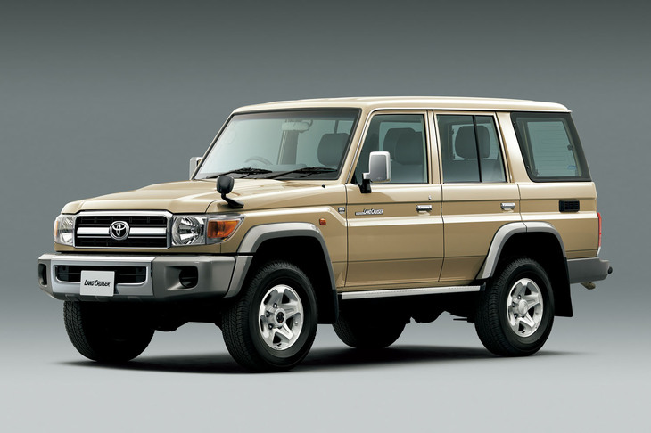 2014年8月から1年間の期間限定で販売された「トヨタ・ランドクルーザー“70シリーズ”」。パワートレインは4リッターV6ターボエンジンと5段MTの組み合わせだった。
