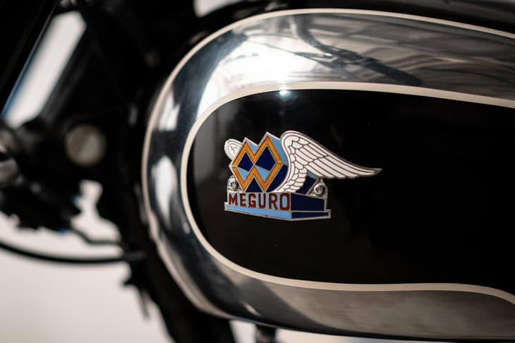 メグロは、1924年創業の目黒製作所が生み出した日本初のスポーツバイクブランドで、大排気量、高性能、高品質をうたって、ライダーの憧れを集めた。