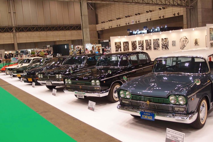 ヴィンテージ宮田自動車のブースの様子。