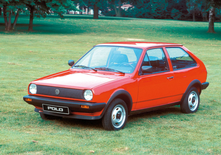 パッと見では初代とよく似た印象の2代目「ポロ」。オーソドックスなハッチバックスタイルのモデル（写真）は「クーペ」と名づけられていた。