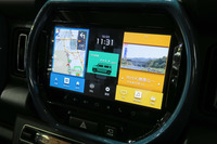 インフォテインメントシステムも既存のスズキ車から刷新された様子。どのような機能が搭載されているのか気になる。