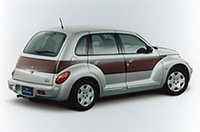 クライスラー「PTクルーザー」に木目ラインの特別仕様車の画像