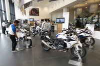 二輪車「BMWモトラッド」のエリア。