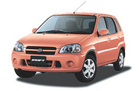 
	「スイフトLリミテッド」。ボディ色は、パステル調の「シャーベットオレンジメタリック」。
	 