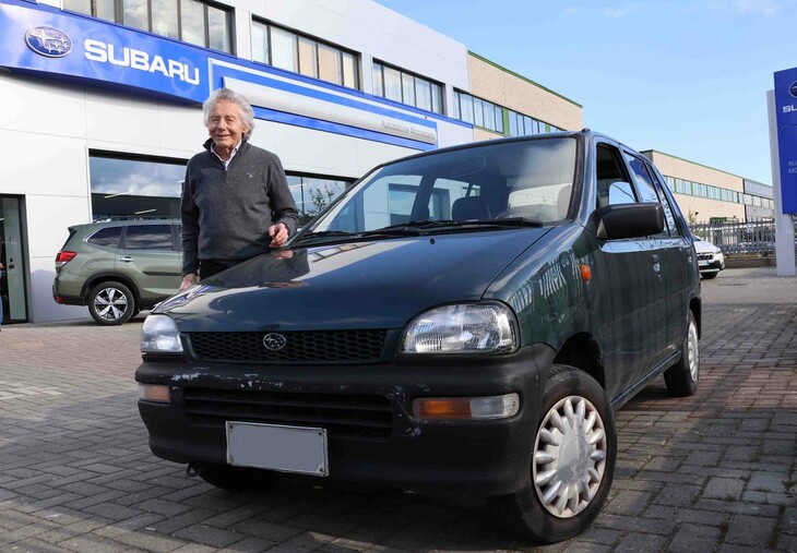 ニコロ氏と夫人の“会長専用車”として約30年にわたって活躍してきた「M80スーパーデラックス」。日本の3代目「レックス」の欧州版である。エンジンは758ccの4気筒（最高出力42HP）で、5段の手動変速機と組み合わされていた。