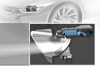 「BMW i8」に次世代ライト技術を搭載の画像