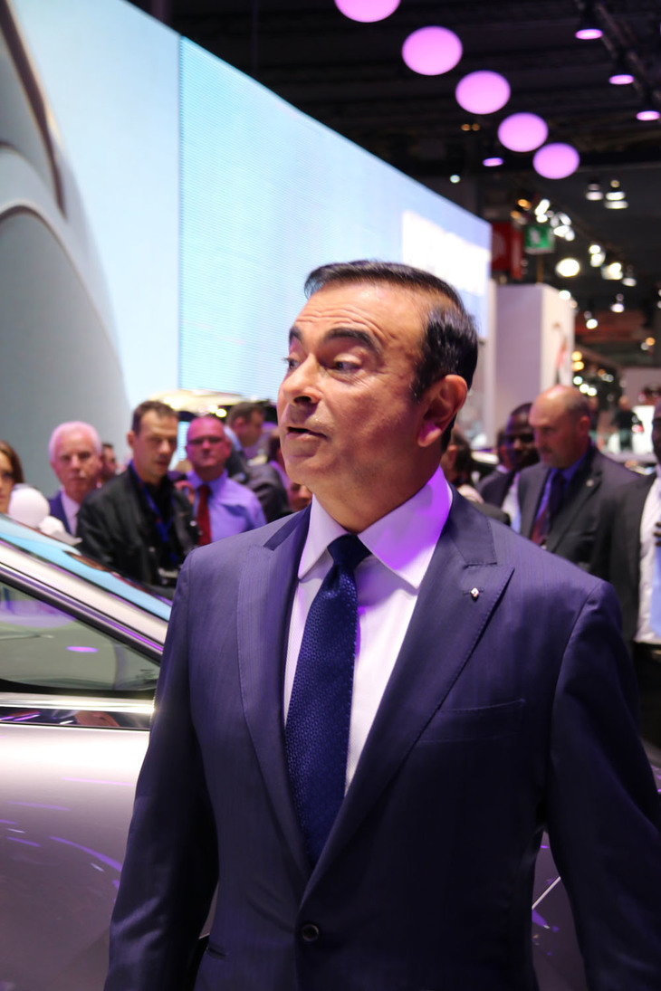 2014年パリモーターショーで。