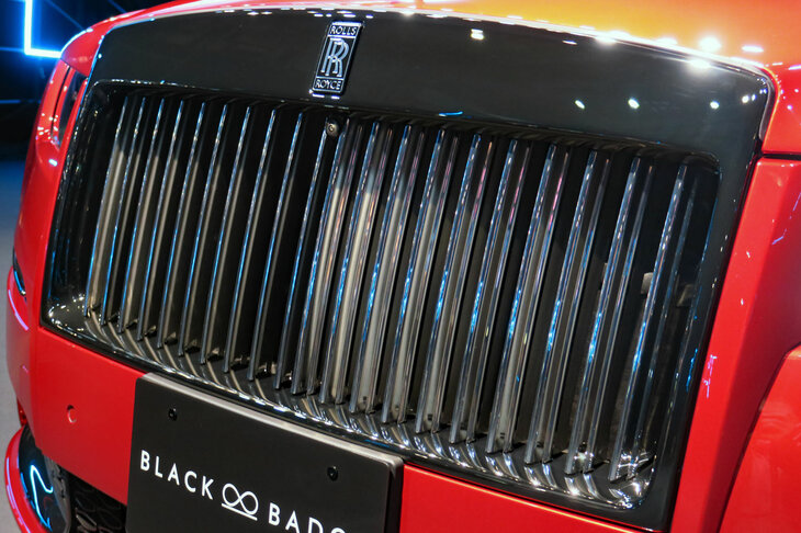 ロールス・ロイス・ブラックバッジ・ゴースト（フロントグリル）