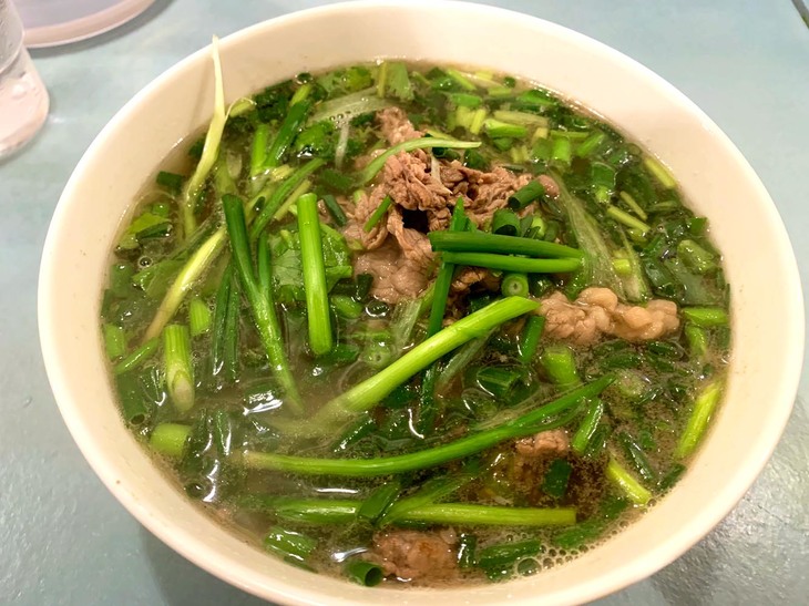 フォーティン トーキョーの「牛肉のフォー」。メニューはこの1種類だけ。毎日でも食べられそう。