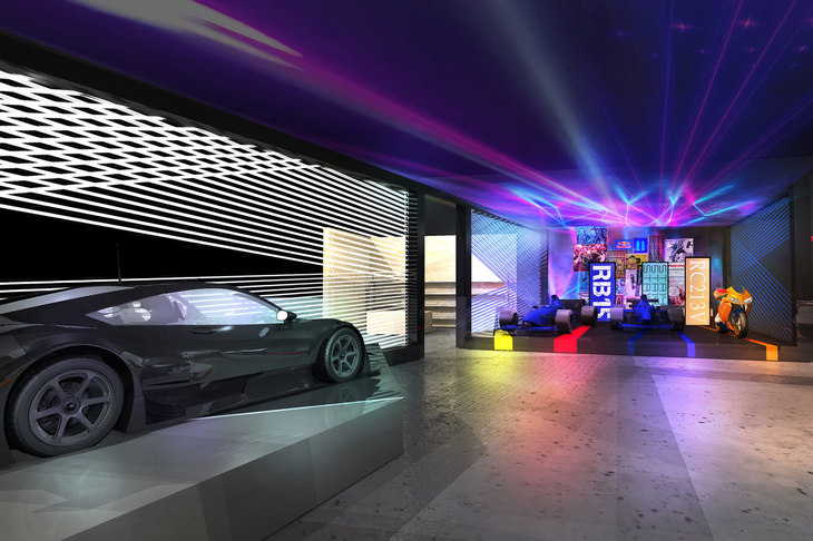 東京オートサロン2020におけるホンダのブースイメージ。