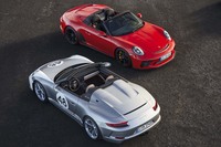 
	2018年6月にコンセプトモデルが発表されるやマニアの注目を集めた「911スピードスター」。市販型は2019年4月のニューヨークモーターショーでデビューした。
	