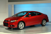 新型「ホンダ・シビック」。写真はクーペバージョン。