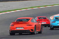 今回はポルシェLMP1ドライバーのマルク・リーブ選手がサーキット試乗の先導役を務めた。