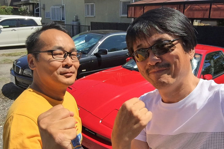 元カメラマンでカーマニア仲間のクマと久々の再会！