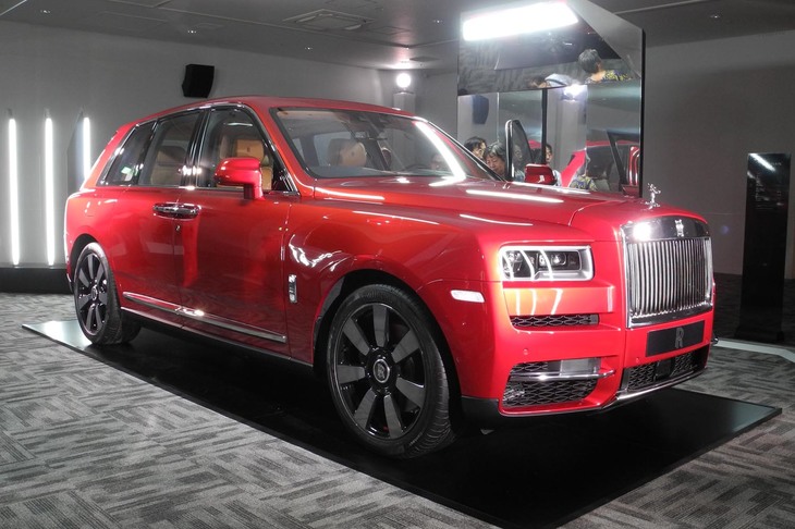ロールス・ロイスのSUV「カリナン」。2018年5月にデビューした際は、その意外性で自動車ファンを驚かせた。