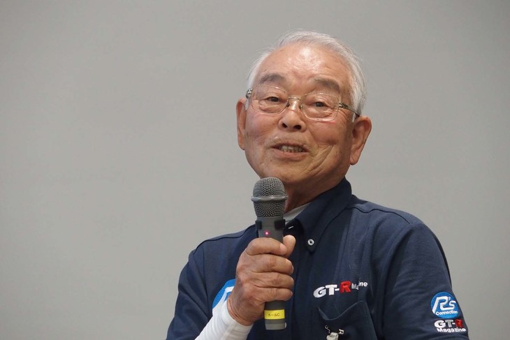 当時プリンス自動車工業で「グロリア」の設計を行っていた伊藤修令氏。“生き字引”たるアドバイザーとして、このプロジェクトに参加する。