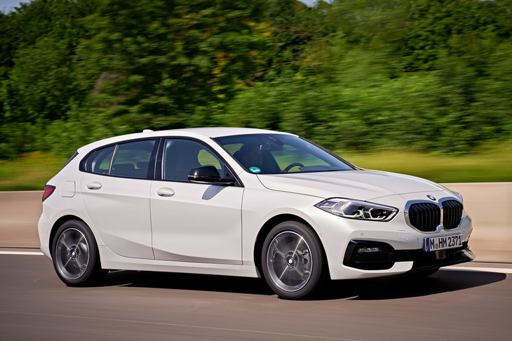 今回の試乗では、ディーゼルモデルの「118d」（写真）と高性能モデル「M135i xDrive」の2台をドライブした。
