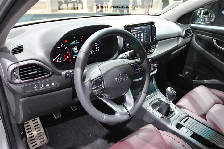 ヒュンダイi30ファストバック（インテリア）