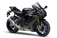 高性能版の「YZF-R1M」には、オーリンズ製の電子制御ダンパーが装備される。