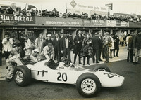 1964年8月ニュルブルクリンクのドイツGPでデビューした「ホンダF1 RA271」。