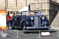 トヨタ博物館所蔵の「1939年パッカード・トゥエルブ」。防弾ガラスをはじめ装甲車並の補強が施された威風堂々たるボディにV12エンジンを積んだ、世界に1台というフランクリン・ルーズベルト大統領の専用車。