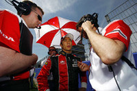 いまGPサーカスを騒がせているスーパーアグリ。資金難により出場が危ぶまれたが2台がレースまで駒を進め、アンソニー・デイヴィッドソンはリタイアしたものの、佐藤琢磨は今季最高位の13位で完走した。決勝ではレッドブルからポジションを守るなど、佐藤のチャレンジングな走りがみられた。（写真＝Honda）
