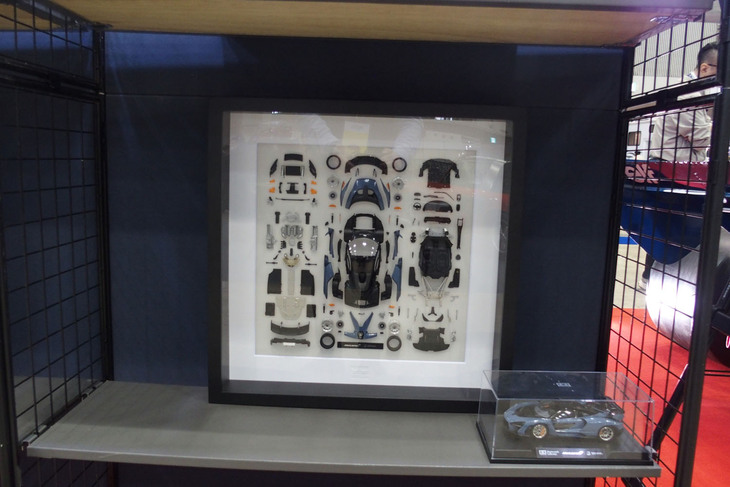 「オートモビル カウンシル2025」のタミヤブースの様子。