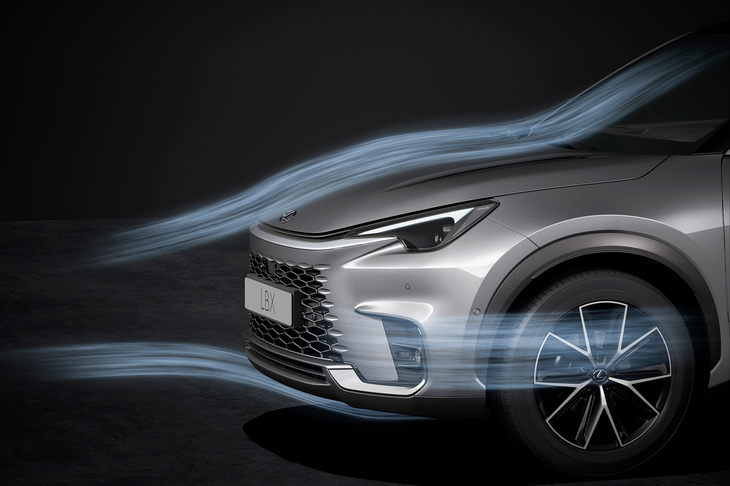 レクサスLBXプロトタイプ（エアフローのイメージ）