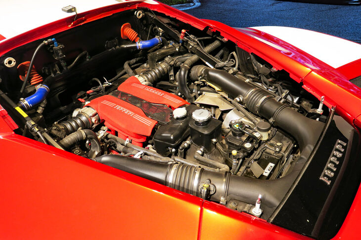 フェラーリ488チャレンジEVO（エンジン）