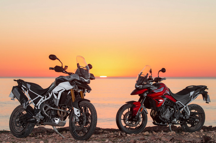 ラインナップはベーシックな「タイガー900」と、オフロード性能を高めた「タイガー900ラリー」シリーズ、ロングツーリング性能を高めた「タイガー900 GT」シリーズの3系統5グレード。ただし、日本にはベースグレードのタイガー900は導入されない。