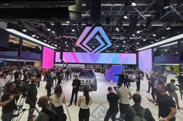 ルノーの展示エリアの様子。