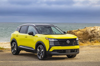 2024年3月22日に米国市場への導入が発表された新型「キックス」。パワーユニットは今のところ最高出力141PSの2リッター直4自然吸気エンジンのみ。北米では電動化の遅れが不振の原因と指摘されている。