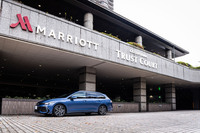 開催日の朝10時30分、スタート地点となった東京・品川の御殿山トラストタワーを出発した。webCGチームに割り当てられた車両は「ゴルフヴァリアントTDI Rライン」。目指すゴールは関越自動車道の赤城高原サービスエリアである。