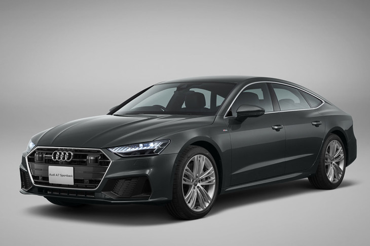 2桁数字を付与するネーミングルールは、日本では2018年9月発売の新型「A7スポーツバック」（写真）と「A8」から導入されている。
