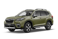 スバルが北京ショーで公開した、新型「フォレスター」のモーターアシスト仕様車。