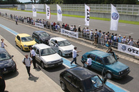 初代から最新まで、さまざまな「ゴルフGTI」がサーキットを駆け抜けた。