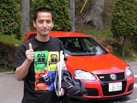 フロントマスクが特徴的な「ゴルフGTI」