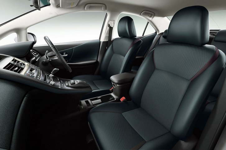 「HS250h」のインテリア。