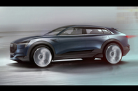 アウディが本格量産EVのコンセプトモデル出展【フランクフルトショー2015】