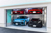 【Casa e Garage】複数台所有の夢をかなえる　テクニカル東新の片支柱式2段駐車システム＜AD＞