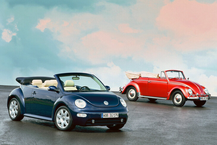 ドイツのフォルクスワーゲンが世に問うた「ニュービートル」（写真）だが、その元となったコンセプトカーは、カリフォルニアのデザインスタジオの手になるものだった。ある意味、これもまた“アメリカ発”と評してもいいのかもしれない。