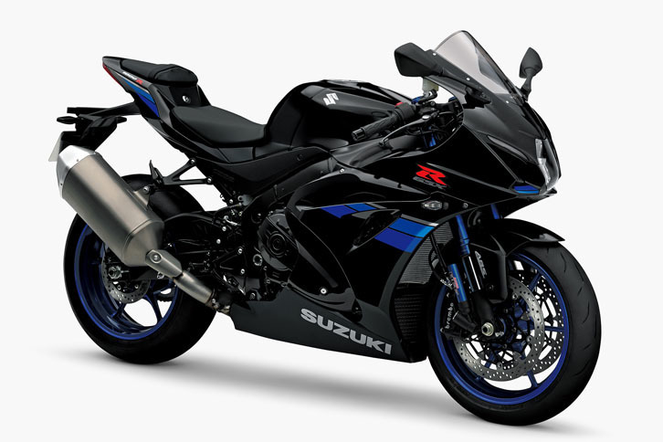 「GSX‐R1000R ABS」。ボディーカラーは「グラススパークルブラック」。